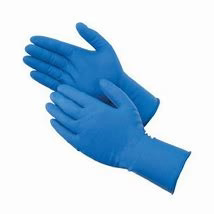 5 Packages Deal 14mil Blue Latex High-Risk Gloves