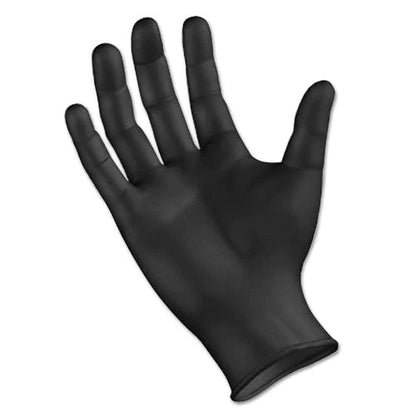 3 Packages Deal 6mil Black Latex Gloves